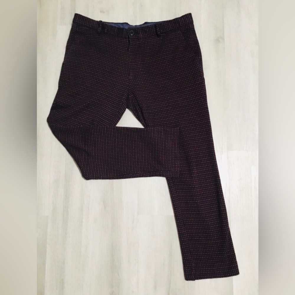 Scotch & Soda Mott Tweed Super Slim Fit Trousers Pants 32X30 - Picture 4 of 8